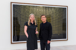 Marion Ackermann und Andreas Gursky ANDREAS GURSKY - NICHT ABSTRAKT am 29.06. 2016 im K20, der Kunstsammlung des Landes NRW in Düsseldorf.