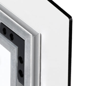 Der Druck auf Alu-Dibond zeichnet sich durch eine edle, reflexionsfreie, matte Bildanmutung aus