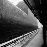 Berlin-Charlottenburg, S-Bahnhof Savignyplatz (Savignyplatz Metro Station), 1966, 17,9 Ã— 18,0 (24,0 Ã— 18,0) cm