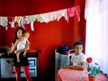 Alexandra und Antal, Siedlung Ideger, Salgotarjan, Ungarn, 2012