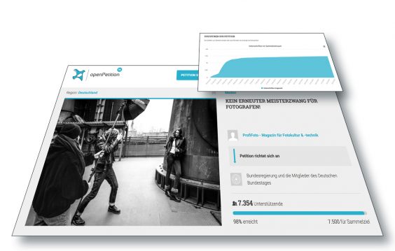 ProfiFoto Petition – Kein Meisterzwang für Fotografen