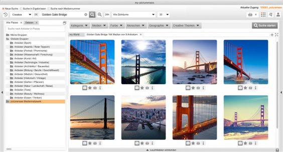Matrixfilter zur Bildersuche