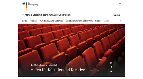 Rettungsschirm für Kreative