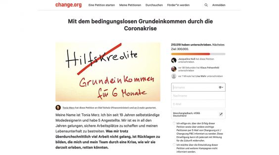 Kreative fordern Unterstützung