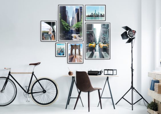Fotowände arrangieren