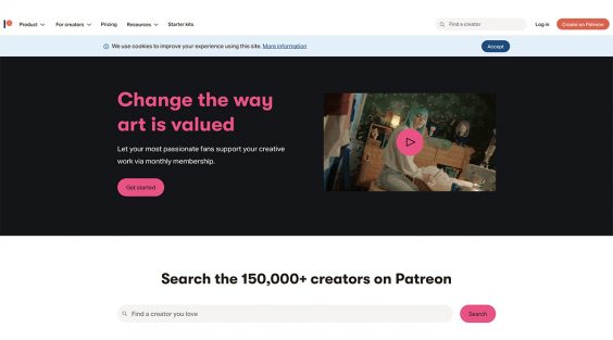 Plattform für Kreative