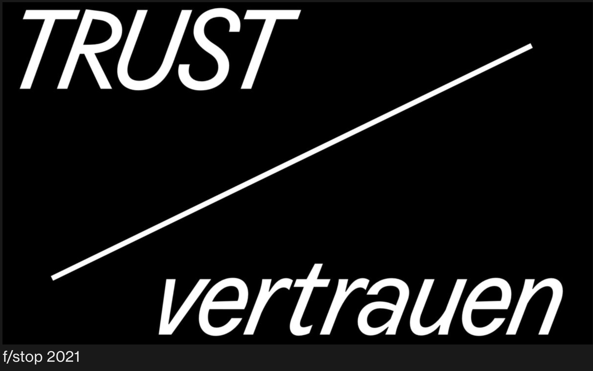 TRUST/vertrauen