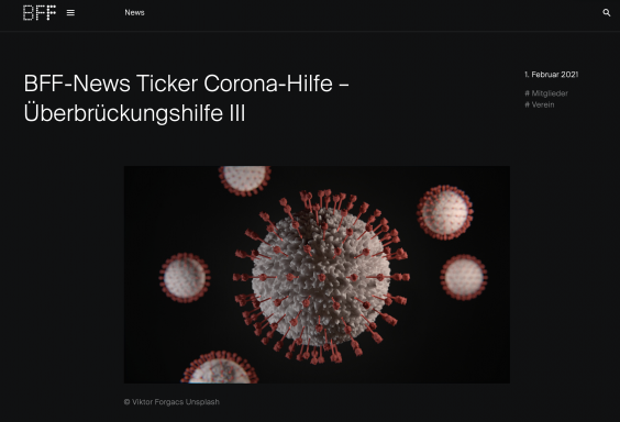 Neue Überbrückungshilfen