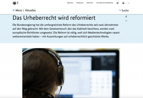 Neue Regeln fürs „Hochladen“