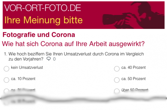 Umfrage – Fotografen & Corona