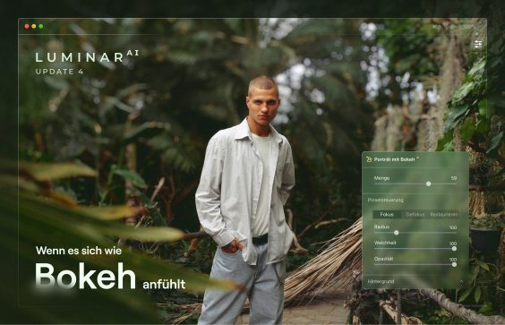 Schönes Bokeh in Sekundenschnelle