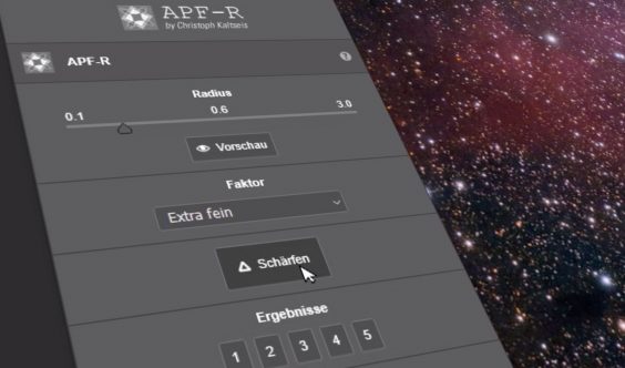 Schärfung mit Deep Sky Methoden