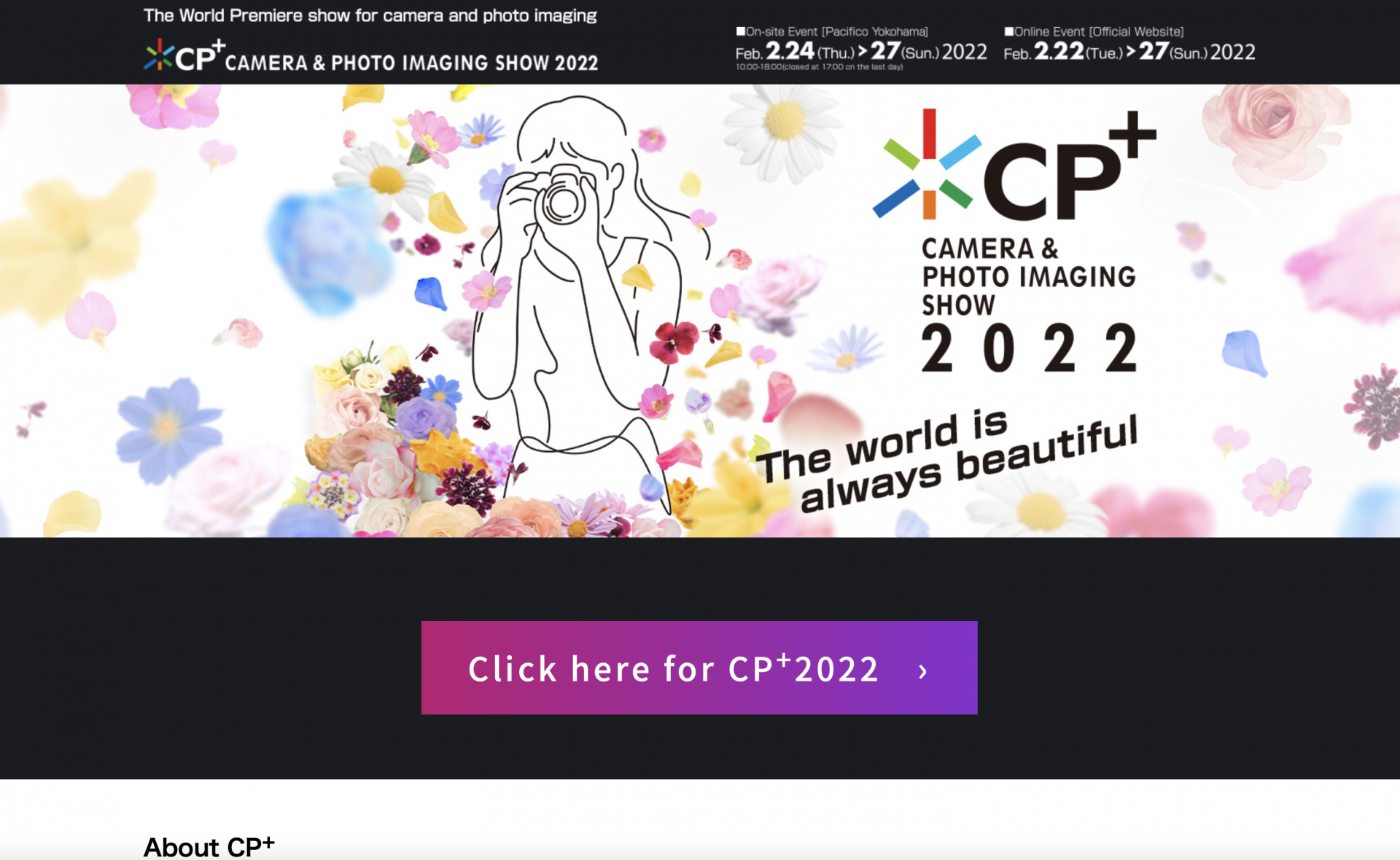 CP+ 2022 abgesagt
