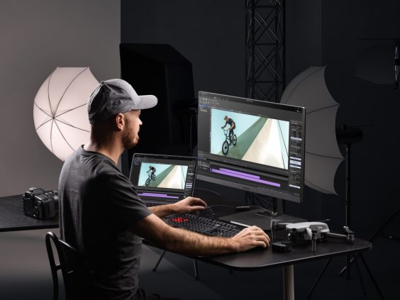 Monitor mit ColorPro Wheel