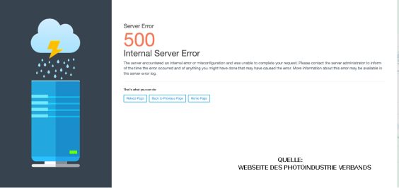 Photoindustrie Verband – Internal Error