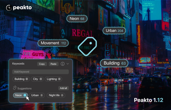 KI-gestützte Schlagwörter