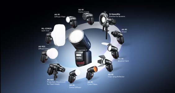 Aufsteckblitz mit 100 Ws