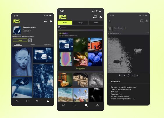 Irys App für Fotografie